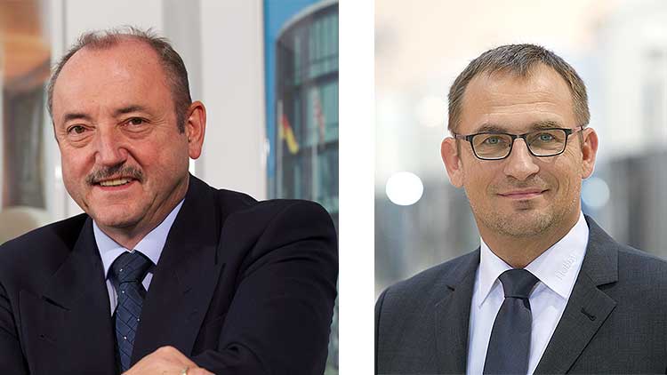 Der ausgeschiedene Geschäftsführer Michael Striewski (links) und Geschäftsführer Holger Schulz (rechts). (Foto: Werk)